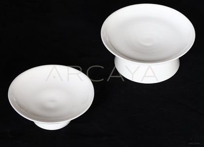 Sunxun Collab Footed Tea Snack Plate - scene