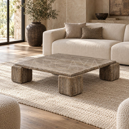 Machu Stone Inspired Coffee Table - main