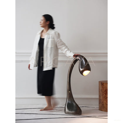 Organic Curve Lamp — Table Lighting - scene