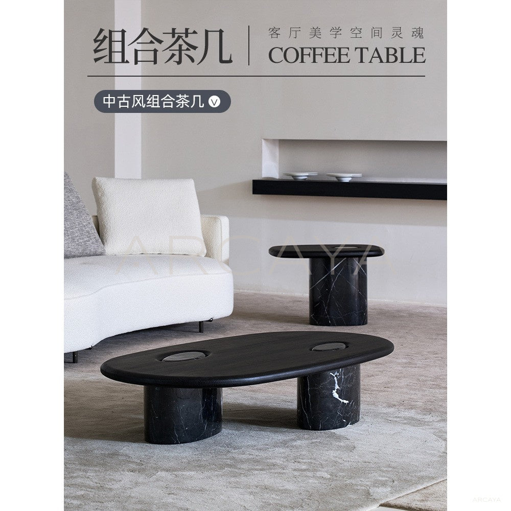 Mid Century Coffee Table Set in detail