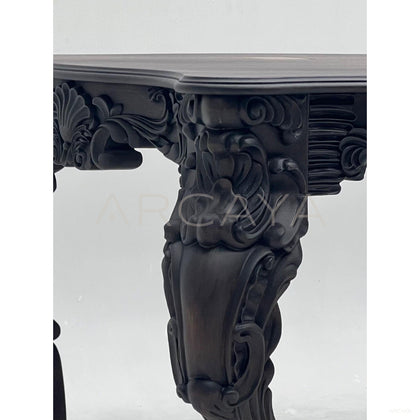 Vintage Carved Copper Desk Vanity Cabinet - scene