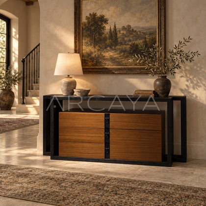 French Quiet Entryway Cabinet - scene
