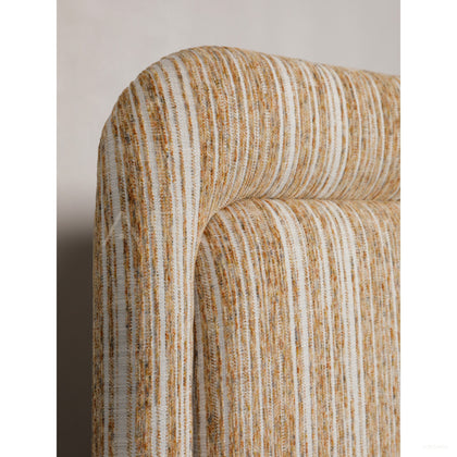 Fabric Upholstered Floating Bed - scene