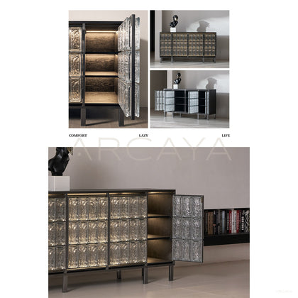 Glass Brick Sideboard - scene