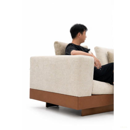 Connelly Modular Sofa Leather Base - scene