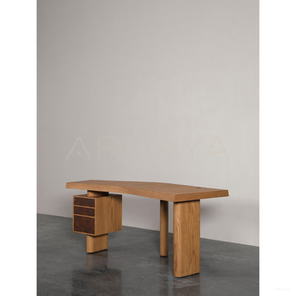 Mid Century Sculptural Desk - scene