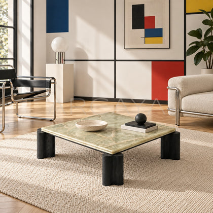 Green Jade Coffee Table Yushi - scene