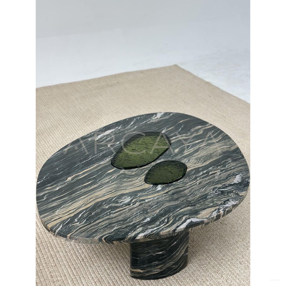 Classic Modern Stone Furniture Piece — Coffee Table in detail