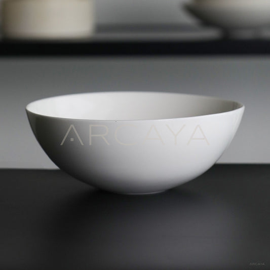 Sunxun Collab Pure White Ceramic Conical Bowl - main