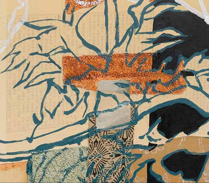 Mixed Media Wall Art 2411G0170 - detail