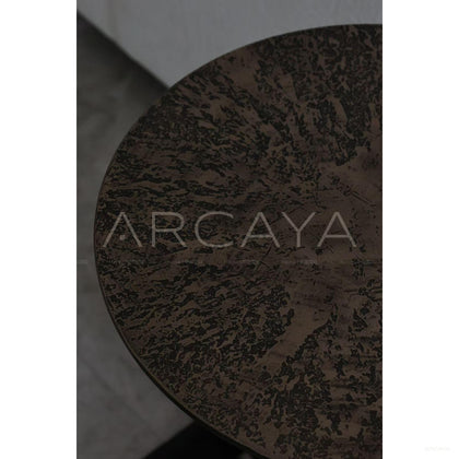 Hand Forged Textured Coffee Table - scene