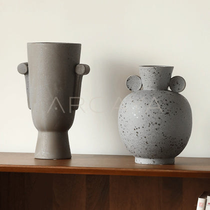 Wabi Sabi Double Ear Stoneware Vase - main