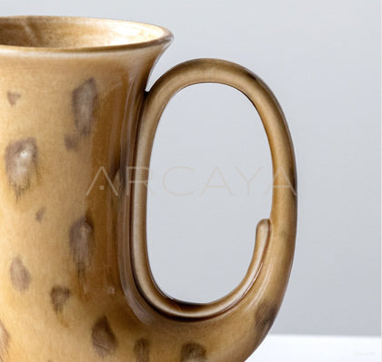 Irregular Speckled Ceramic Vase - scene