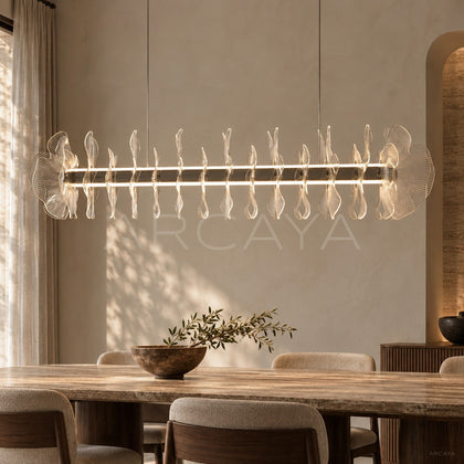 Linear Crystal Petal Pendant Light 23034 - main