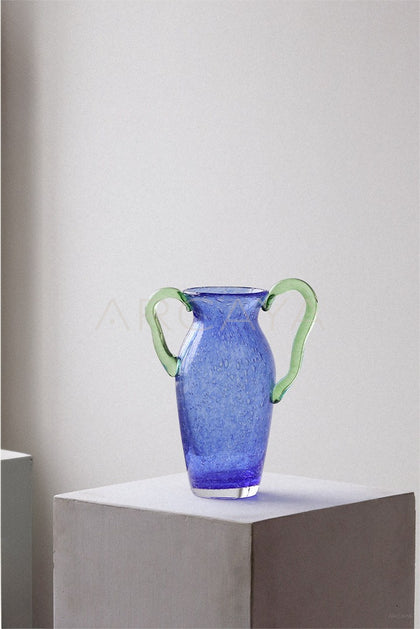 Mid Century Glass Vase New Home - scene