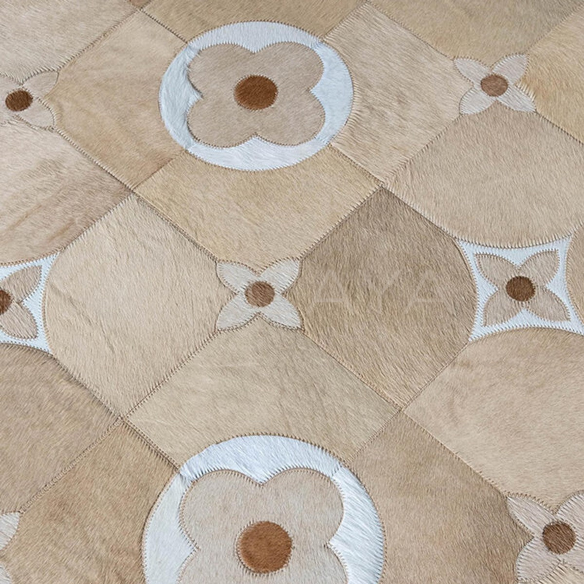 Cowhide Rug in detail