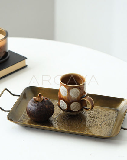 Brass French Tray - scene