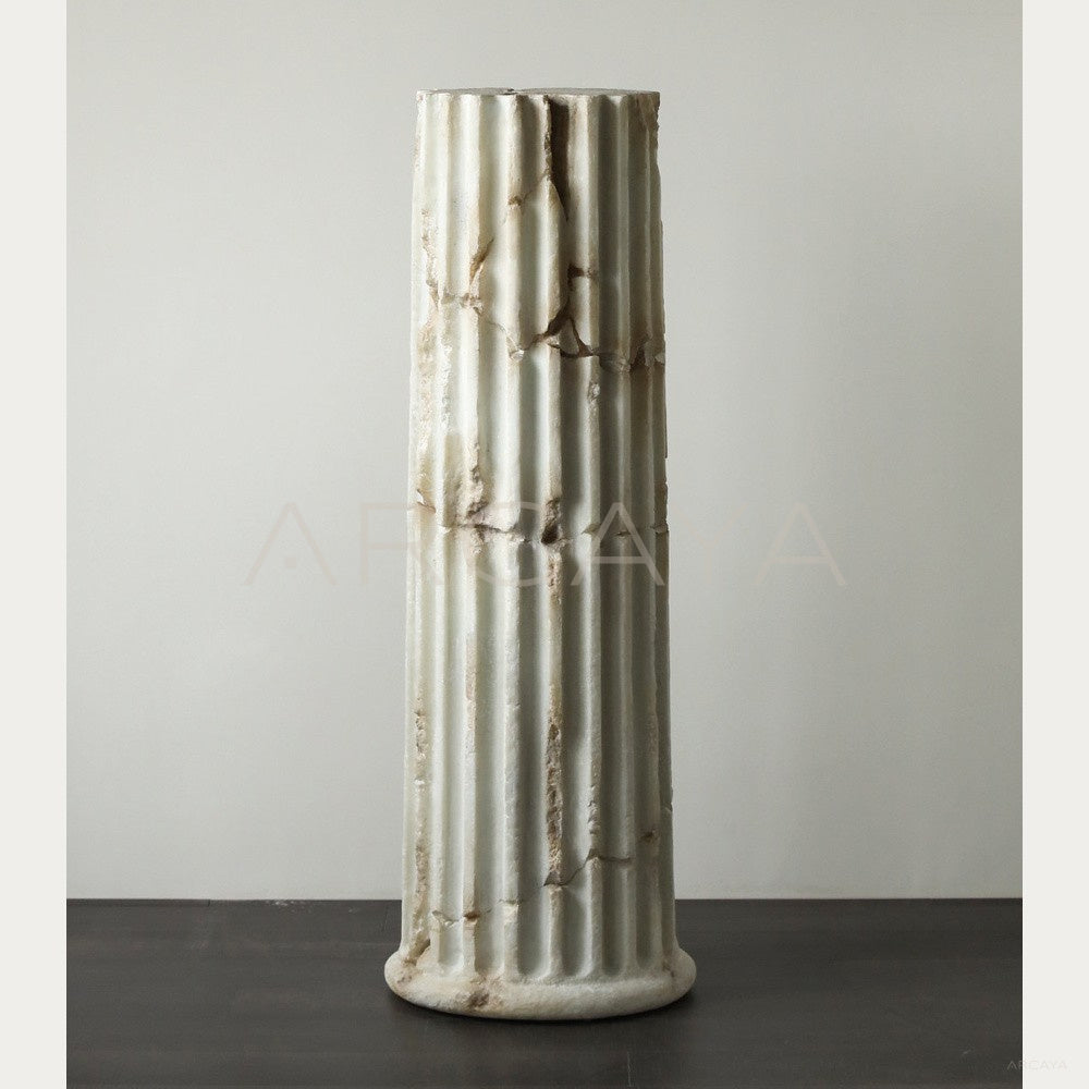 Vintage Roman Column Sculpture Pedestal - main
