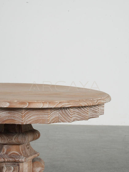 Wabi Sabi Distressed Side Table - detail