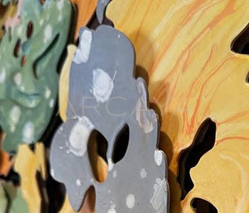 Mixed Media Wall Art 2603H0091 - detail