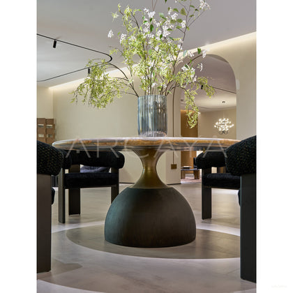 Mushroom Dome Base Round Table - scene