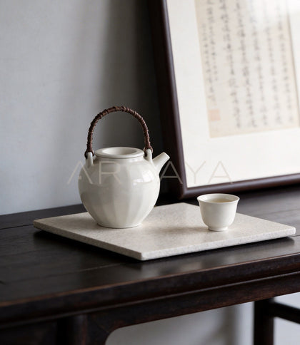 Sunxun Collab Stoneware Tea Tray - scene