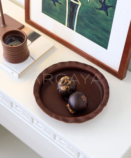 Leather Tray Aroma Mat - scene