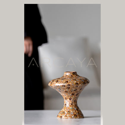 Dadan Crackle Color Glaze Art Vase - scene
