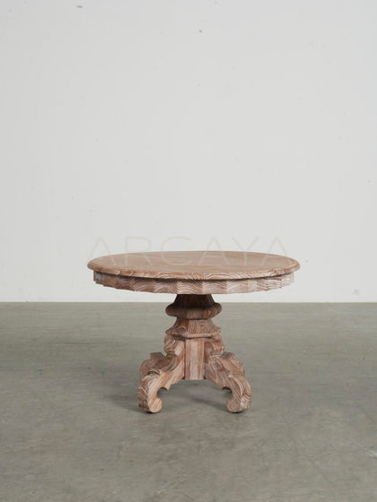 Wabi Sabi Distressed Side Table - scene