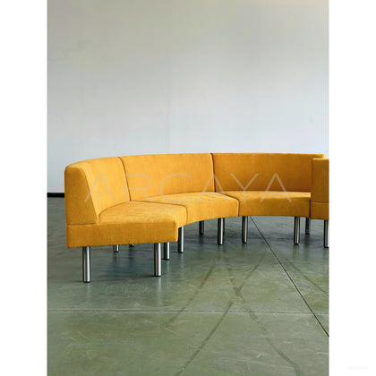 Curved Corner Sofa - scene