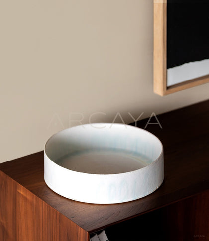 Dadan Mist Blue Ceramic Vessel - scene