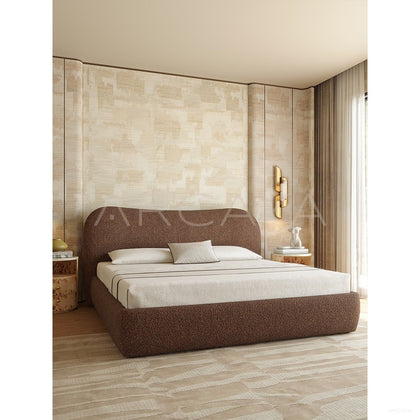 Statement Fabric Bed - scene