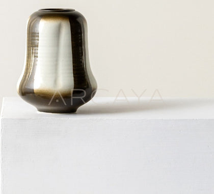 Mid Century Gradient Glaze Ceramic Vessel - scene
