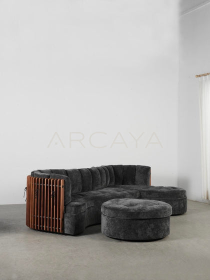 O Palm Low Back Modular Sofa - scene