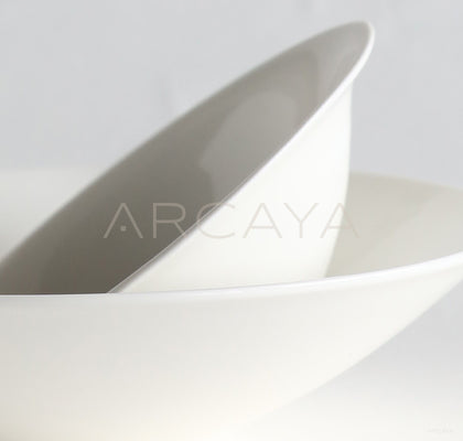 Sunxun Collab White Porcelain Conical Bowl Plate - scene