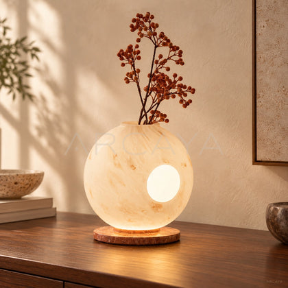 Stone Ring Vase Table Lamp 80531 - main