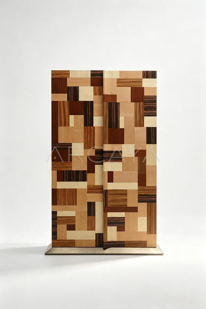 Marquetry Tall Cabinet - scene