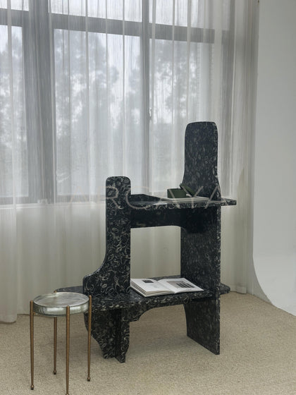 Natural Stone Side Table Display - scene