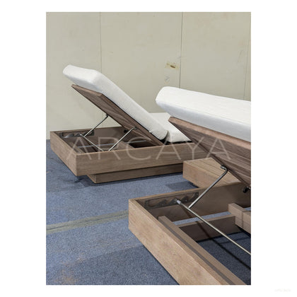 Maya Floating Outdoor Lounger - scene