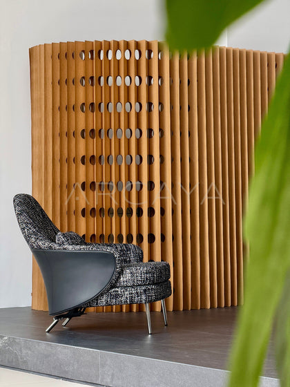 Angie Sculptural Corset Chair - scene