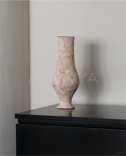 Dadan Wabi Sabi Jingdezhen Earthen Jar Vase - scene