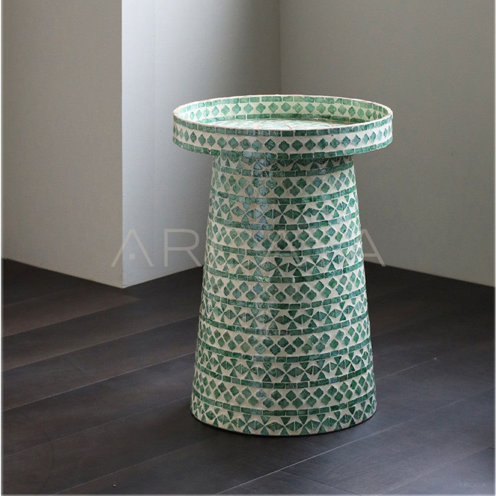 Nanyang Shell Inlay Mobile Side Table - main