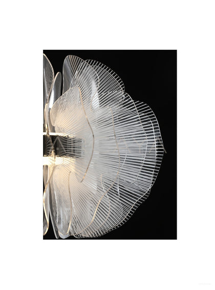 Crystal Petal Globe Pendant Light 23034 - scene