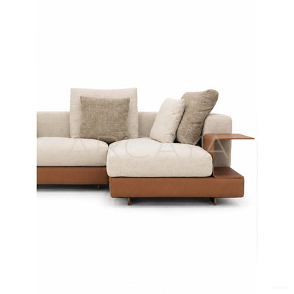 Connelly Modular Sofa Leather Base - scene