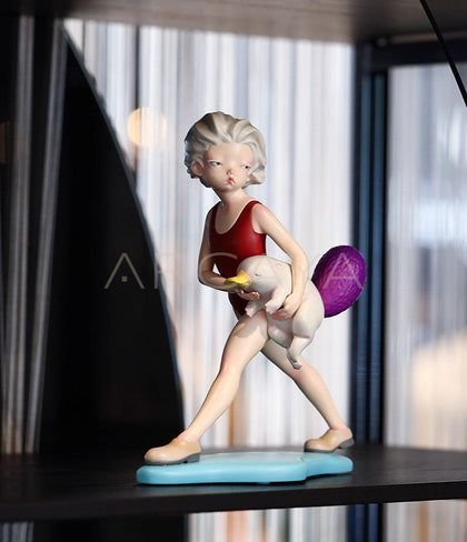 Leisure Time Artist Sculpture - scene