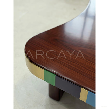 Colorful Mid Century Coffee Table - scene