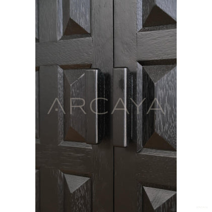 Grid Relief Four Door Cabinet - scene