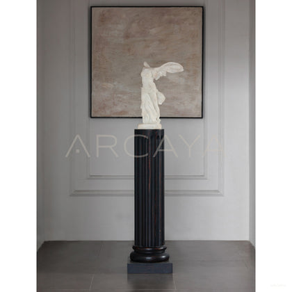 Faux Jade Winged Victory Sculpture - scene