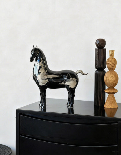 Ceramic Tang Horse Ornament - scene
