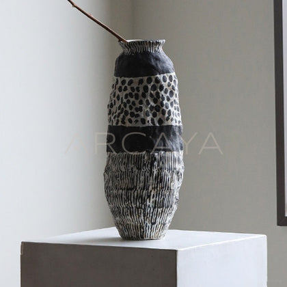 Wabi Sabi Jingdezhen Chinese Jar Art Vase - main